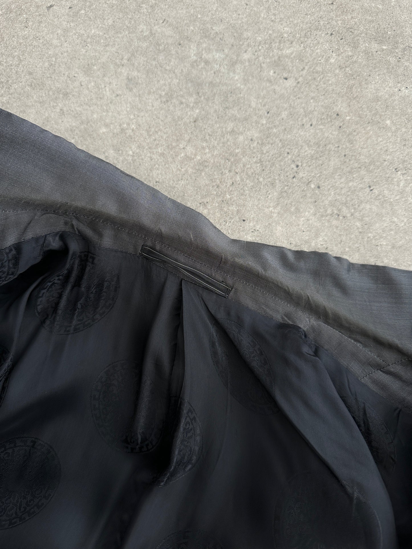 Versace Classic V2 90s Pure Silk Single Breasted Blazer - 42R/XL