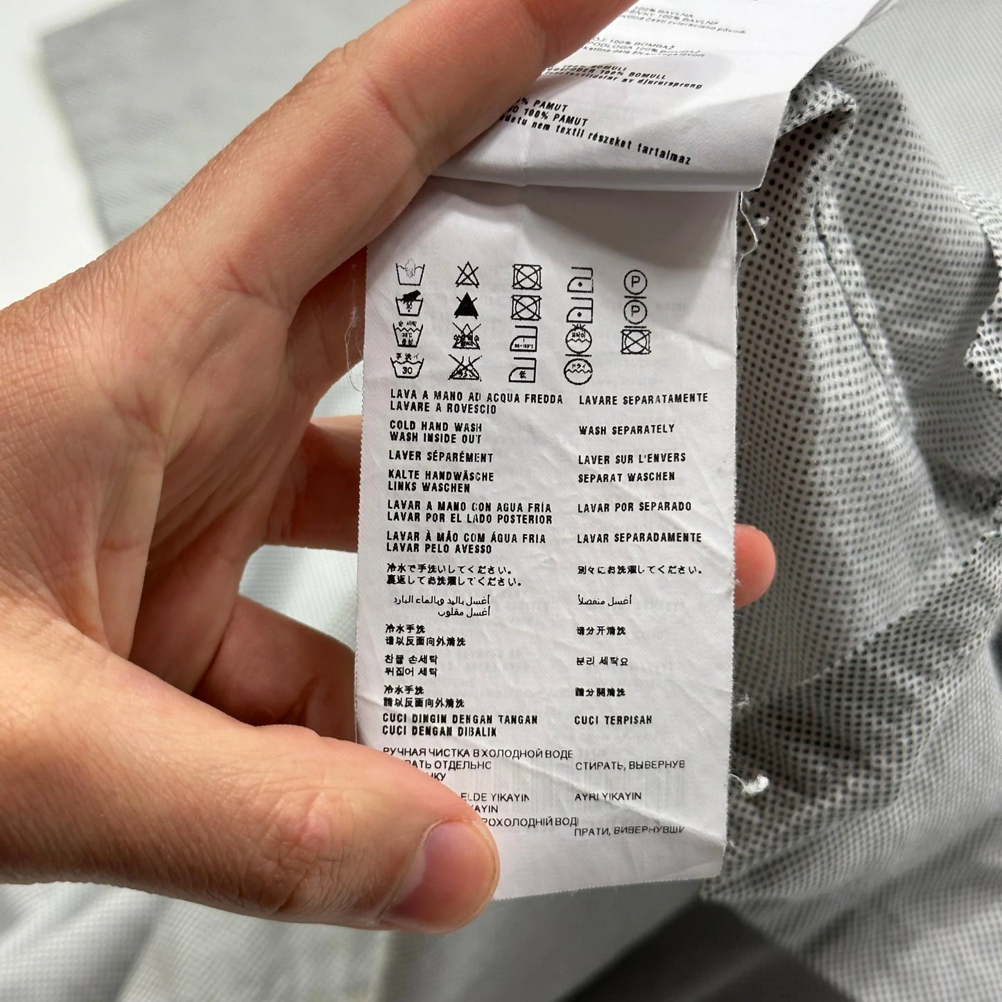 Prada Milano 2013 Polkadot Logo Shirt - M