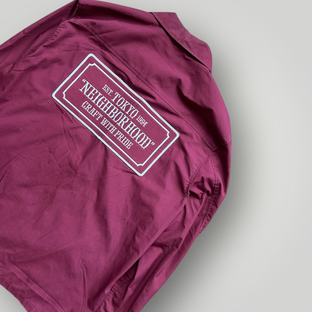 Neighbourhood 'Fu*k Em' Coach Jacket L | Default Title, Red