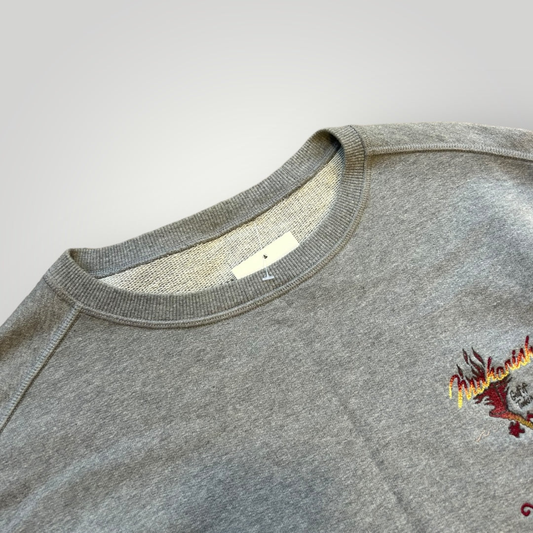 Maharishi Embroidered Crewneck Jumper L | Default Title, Red