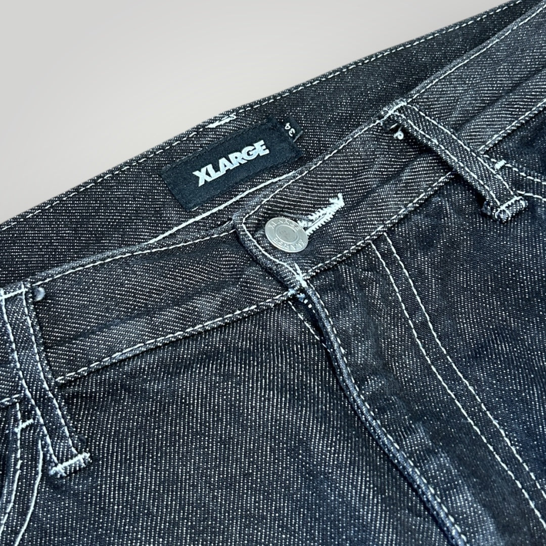 X-Large 2000's Embroidered Jeans 34x32 | Default Title, Red