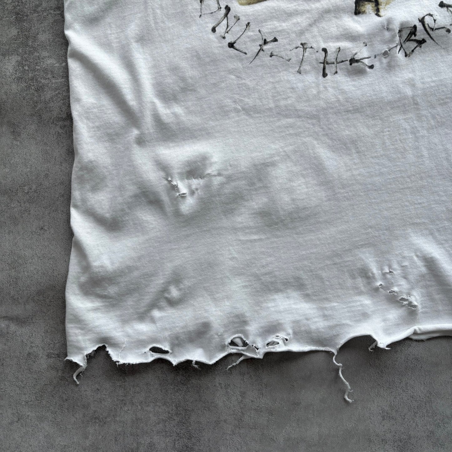 DIESEL DISTRESSED TOP | O/S, Red