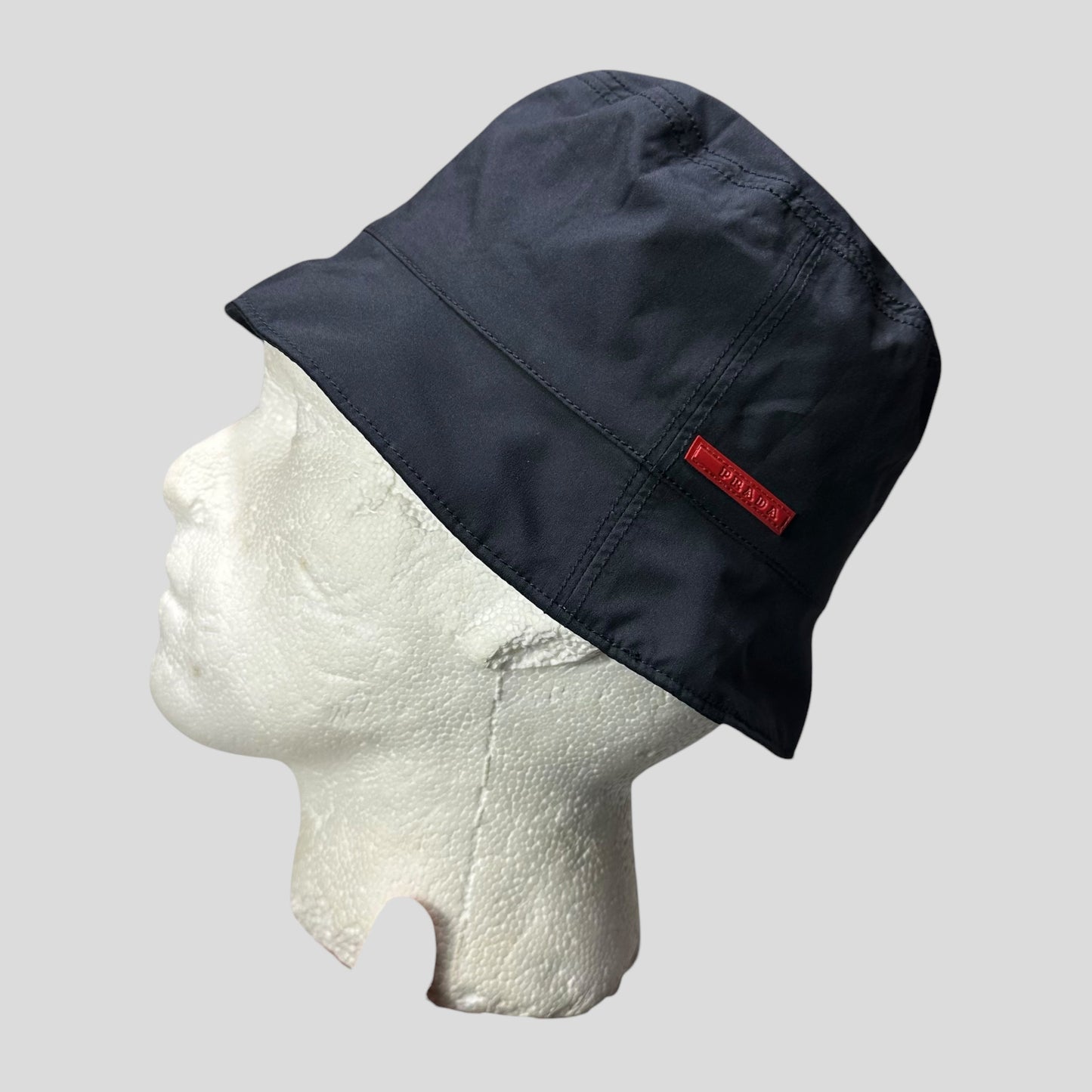 Prada Sport 00’s Navy Goretex Bucket Hat - S