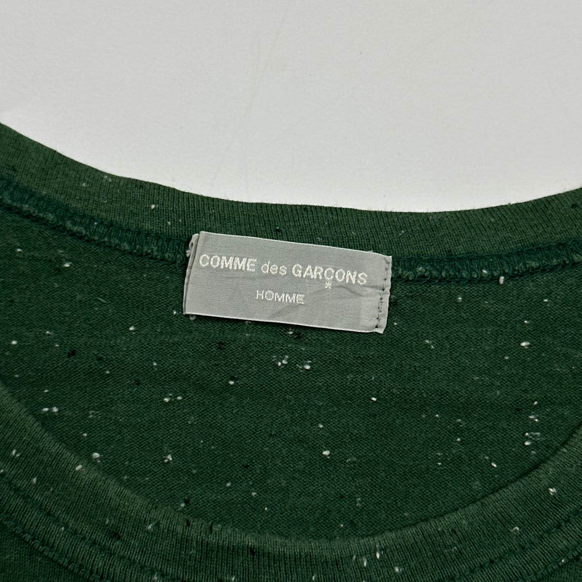 CDG Homme 90’s 3D Speckled Process T-shirt - M | Medium, Green
