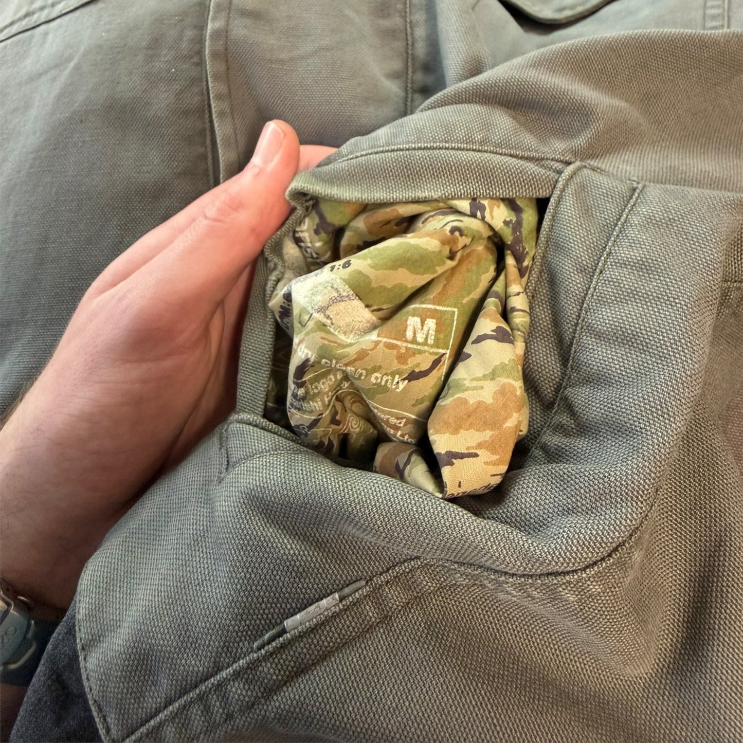 2000's Maharishi Military Canvas Jacket (L) | Default Title, Camo