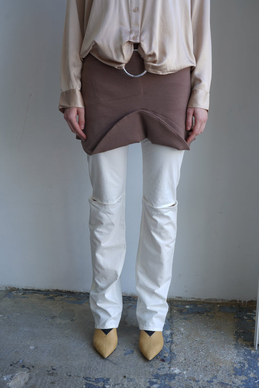 Helmut Lang dusky pink mini skirt