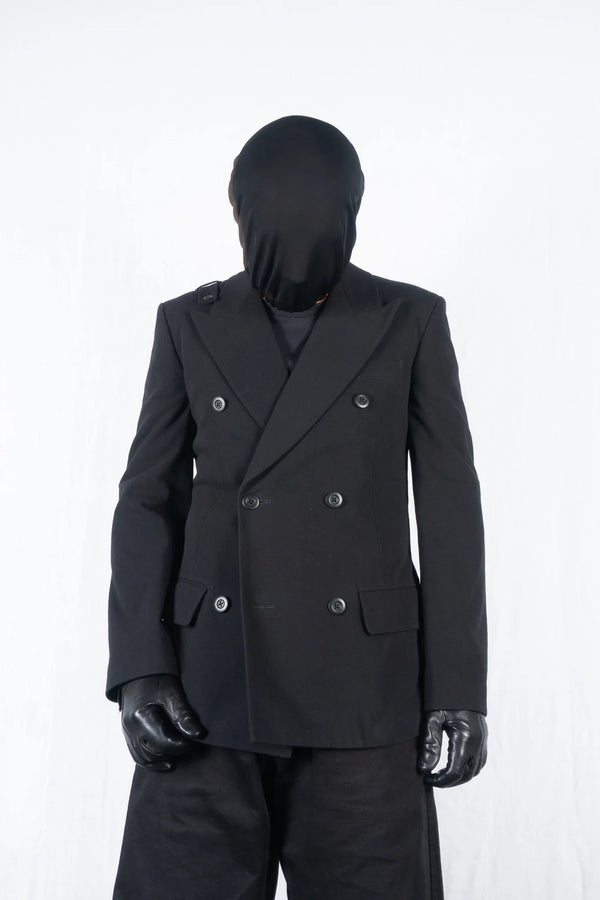 Yohji Yamamoto Pour Homme A/W 2013 double-breasted jacket – Known Yohji Yamamoto Pour Homme A/W 2013 double-breasted jacket – Known