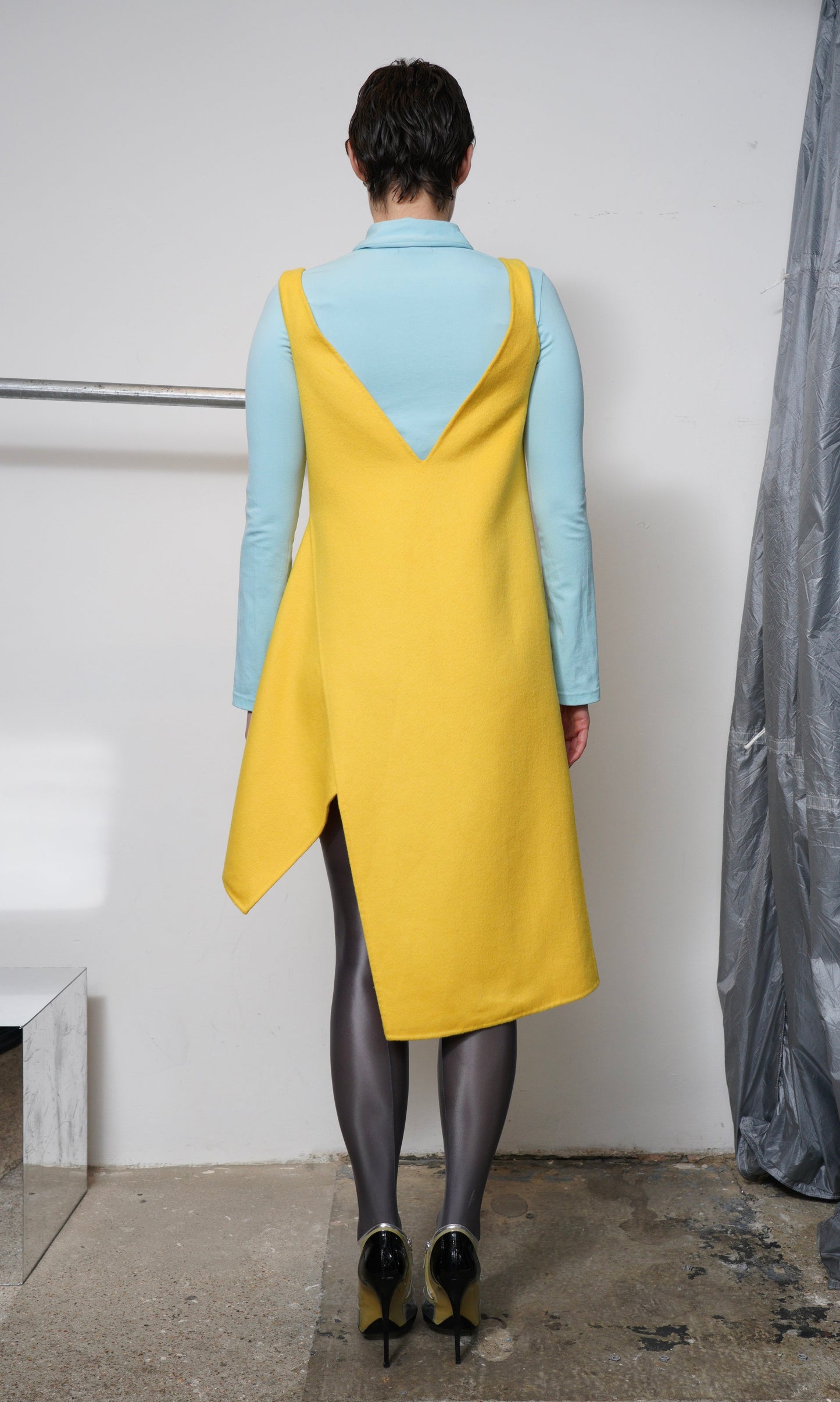 Christian Dior Embellished Wool Dress