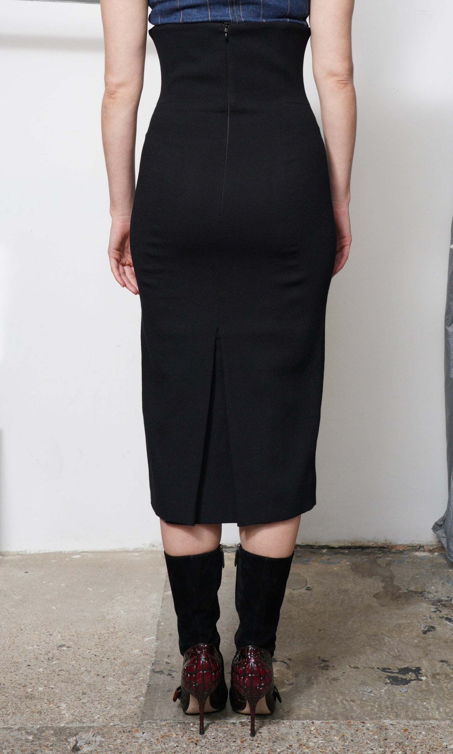 John Galliano Corset Pencil Skirt