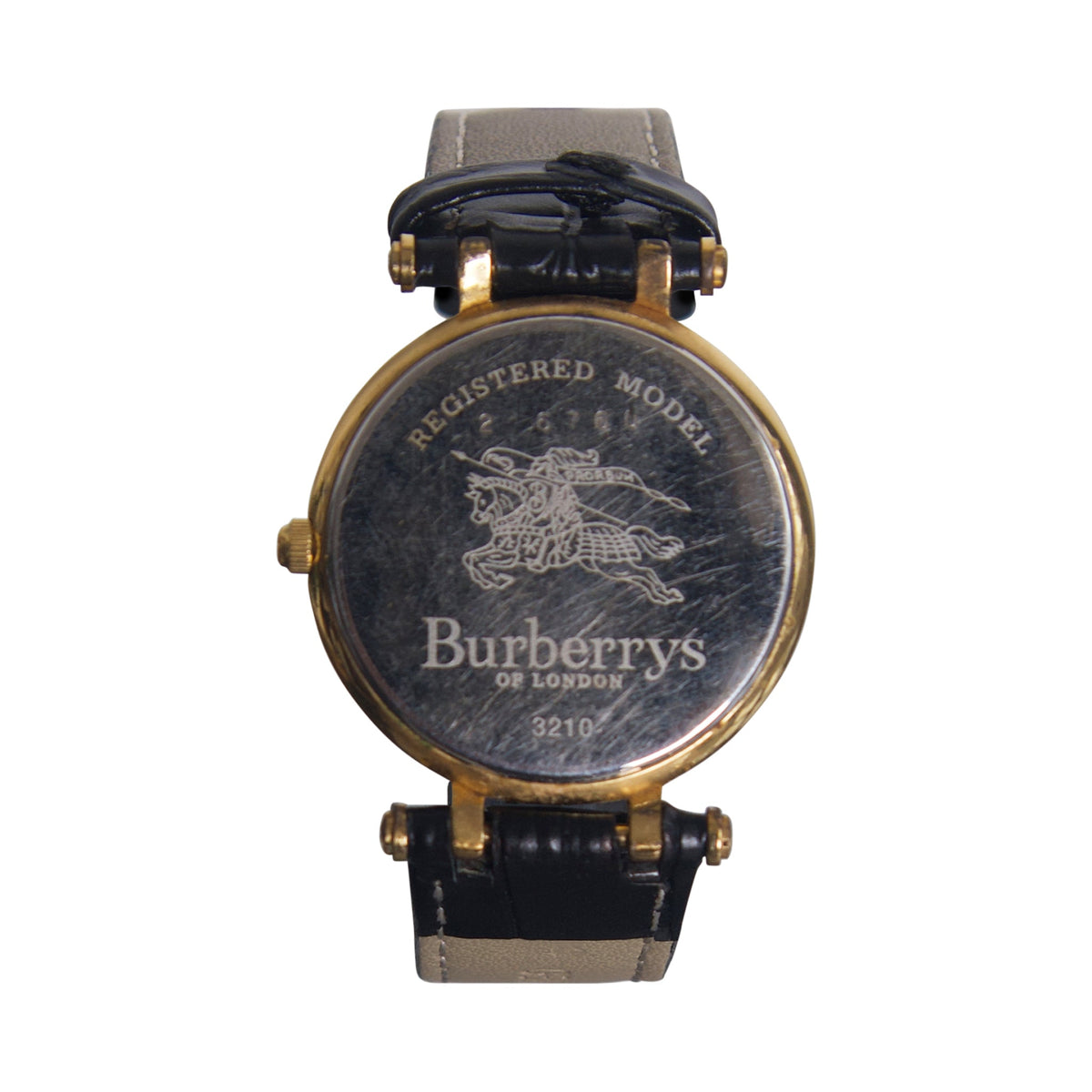 Burberry 26760 Black Leather Strap Watch | O/S, Black