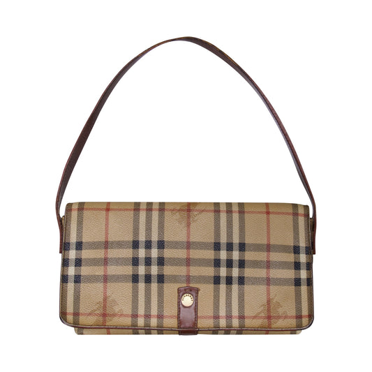 Burberry Nova Check PVC Shoulder Bag