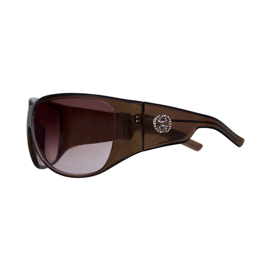 Gucci 2535 GG Crystal Monogram Oversized Sunglasses