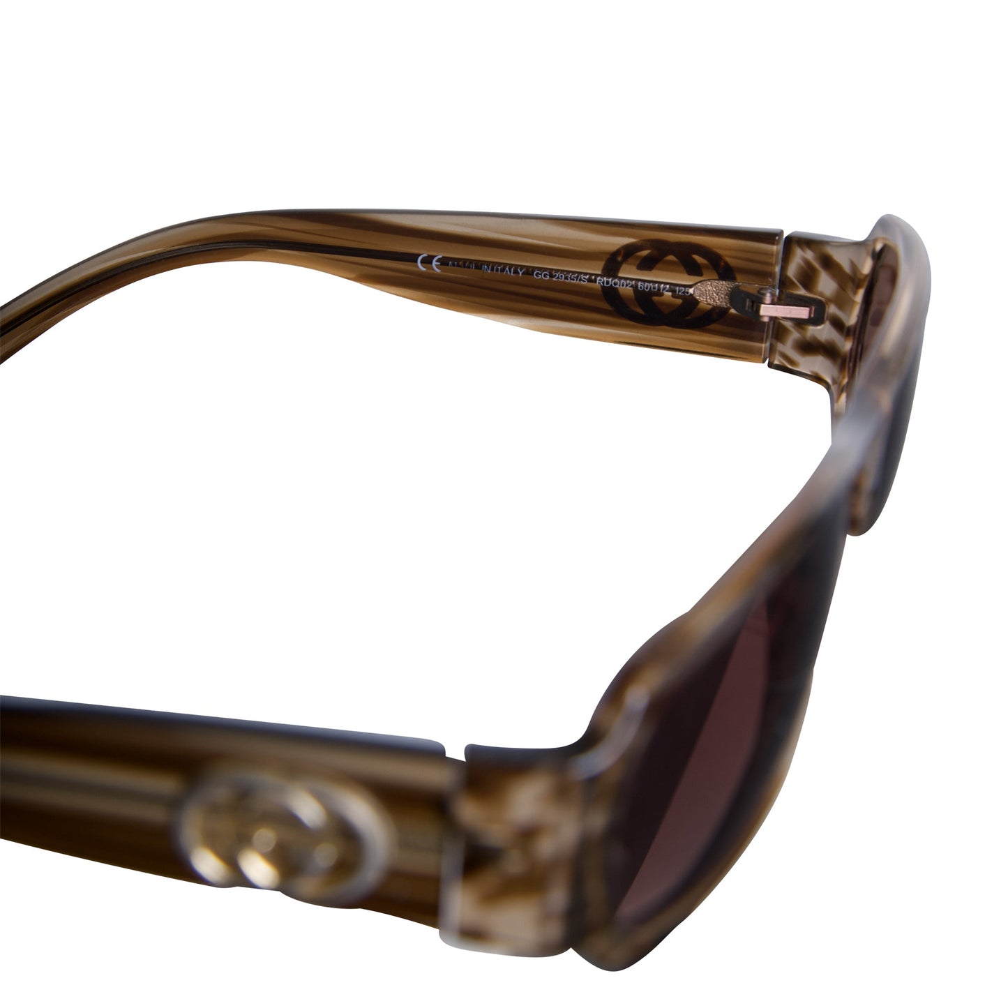 Gucci Sparkle and Stripe Sunglasses