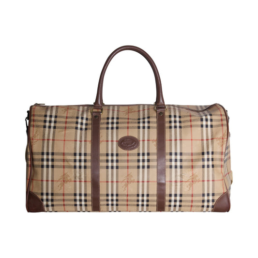 Burberry Nova Check Boston Travel Bag