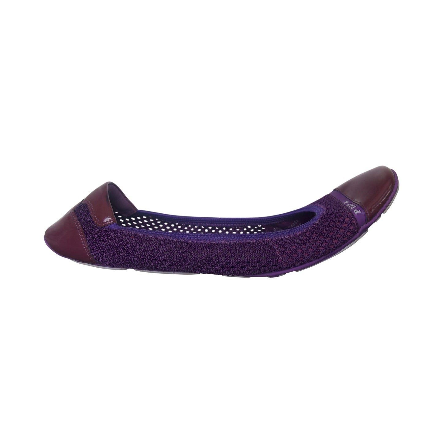 Prada Sport Purple Mesh Patent Leather Ballet Flats UK 4.5 | Default Title, Purple