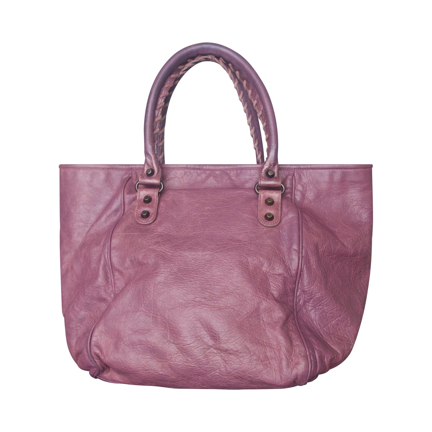 Balenciaga Violet Leather Classic Weekender Handbag | O/S, Multicoloured