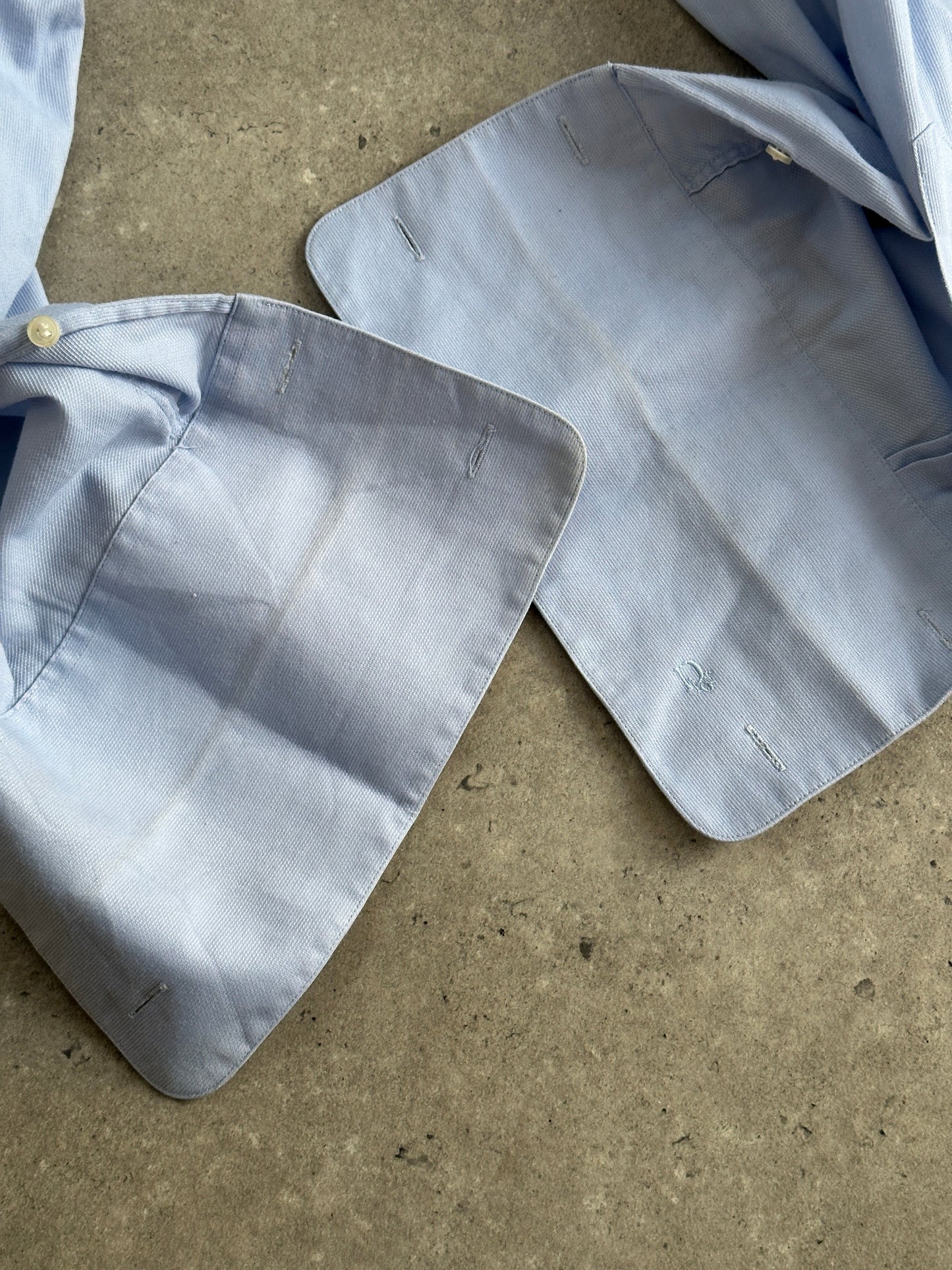 Christian Dior Monsieur 1980s Cotton Tuxedo Dress Shirt - M