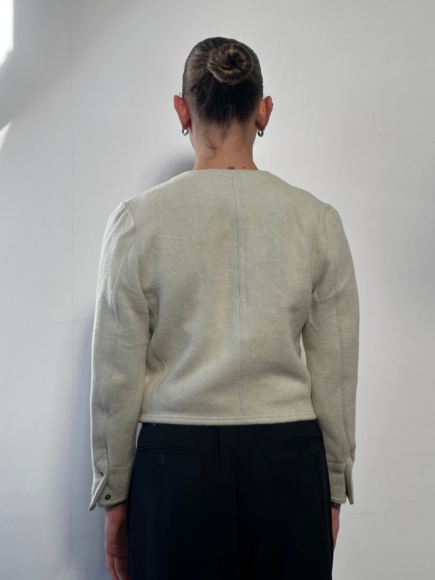 Italian Vintage Wool Tailored Jacket - S