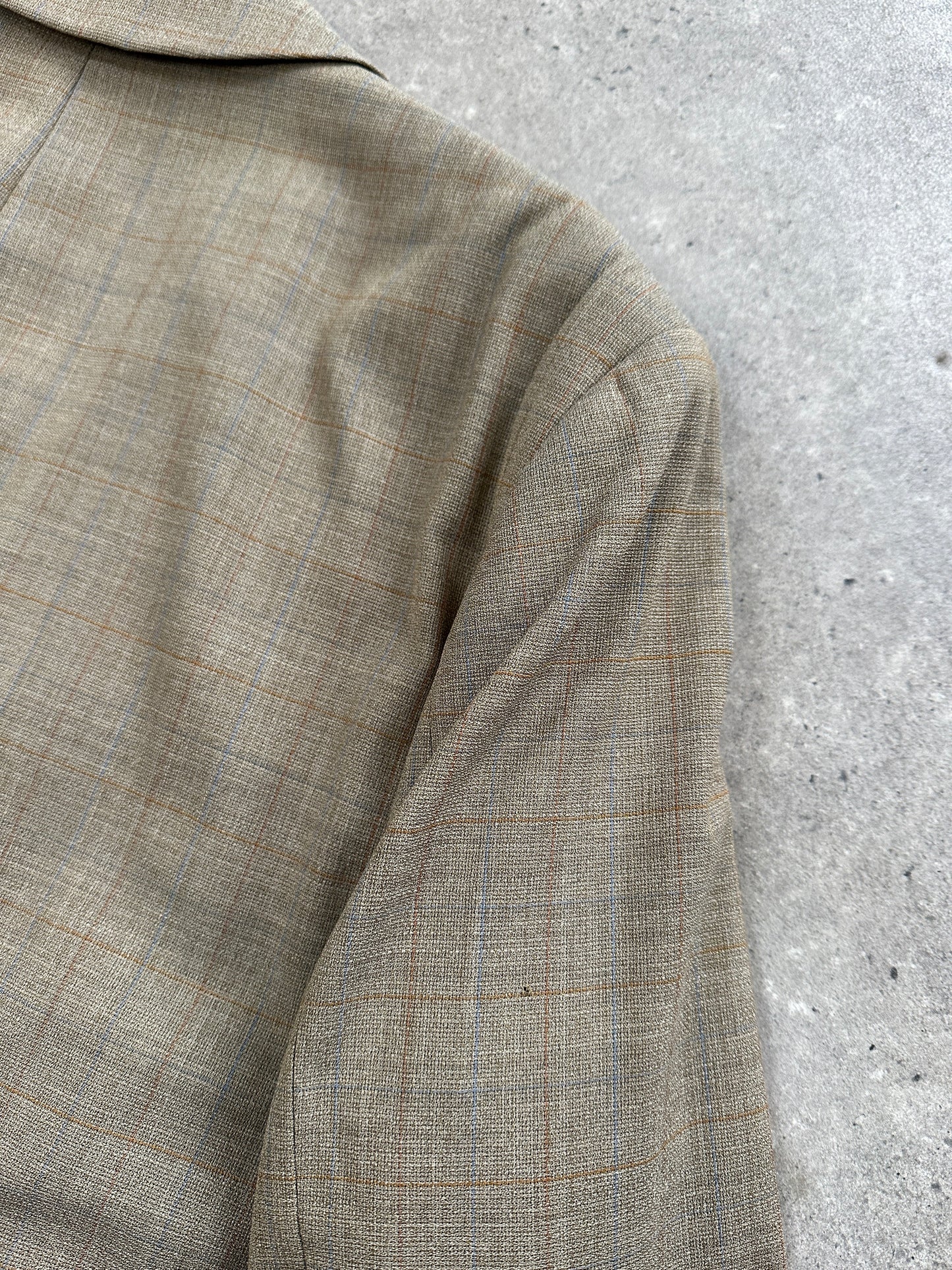 Roy Robson x Loro Piana 2000s Super 100’s Pure Wool Check Blazer - 44R/XL