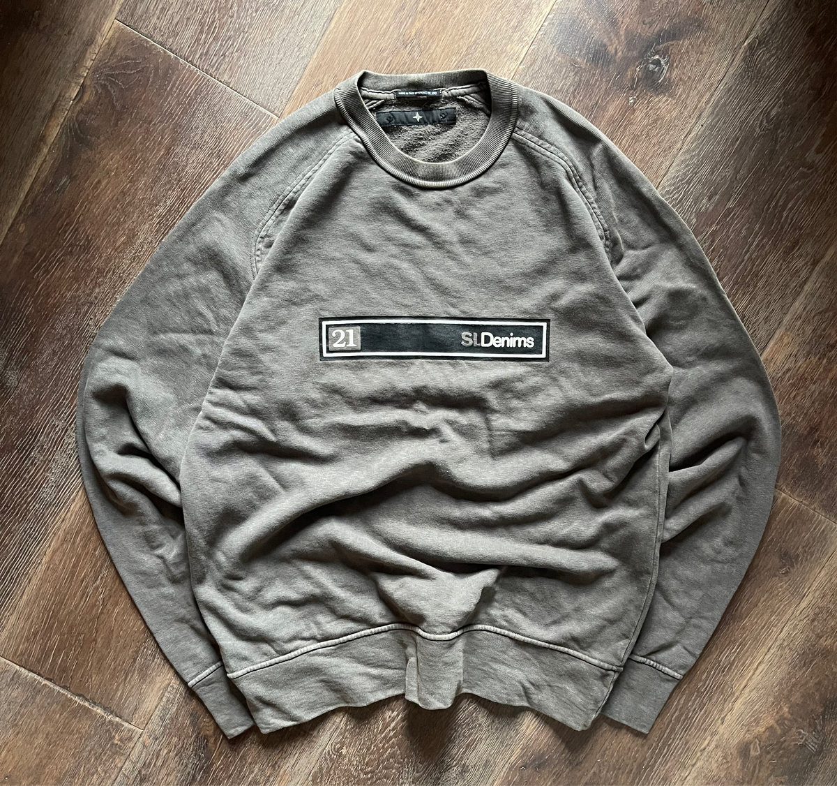 AW2004 Stone Island Denims Sweatshirt (L) | Large, Multicoloured