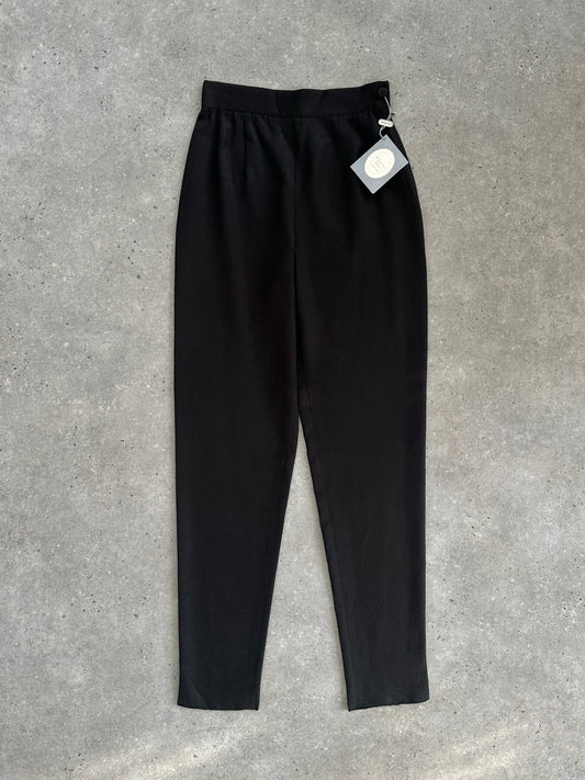 Christian Dior Coordonnes 1990s Silk Tapered Leg Trousers - W24