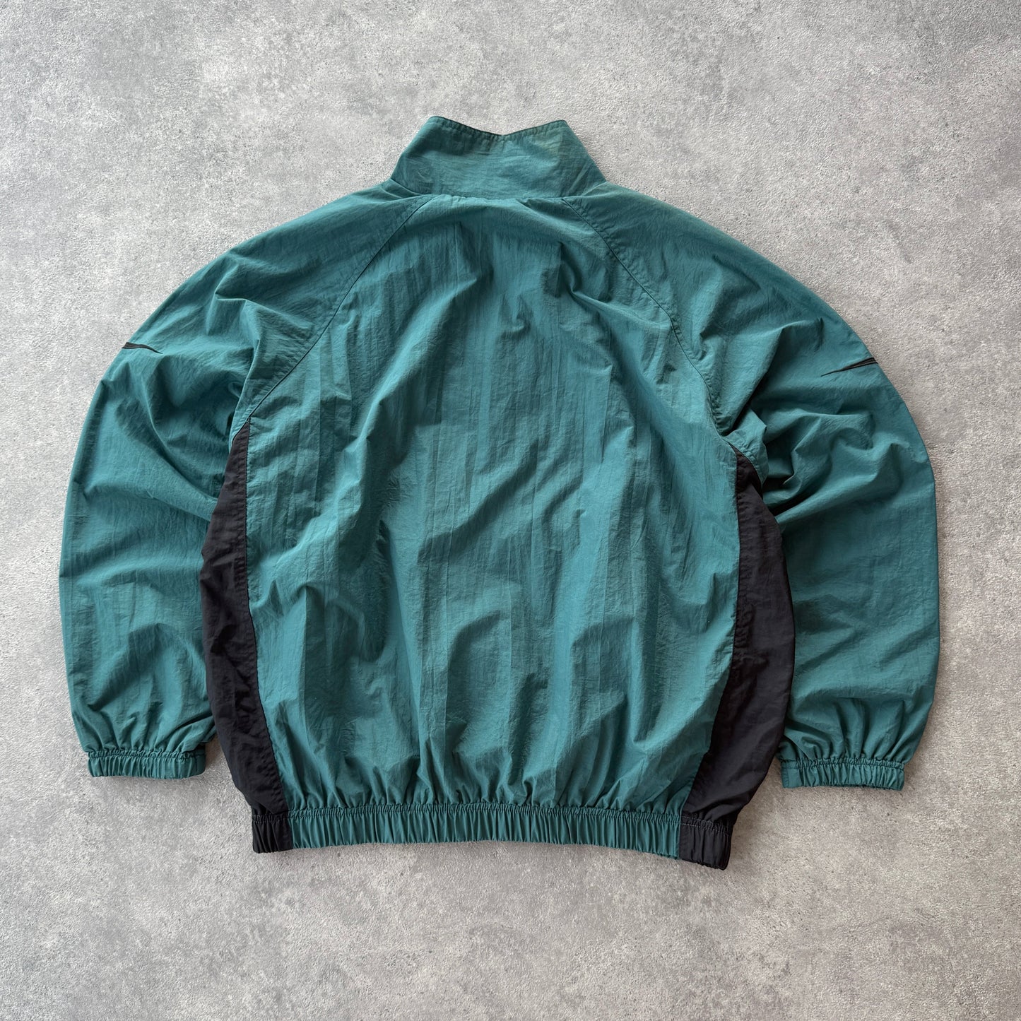 Nike Air RARE 1990s 1/4 zip lightweight spellout shell jacket (L)