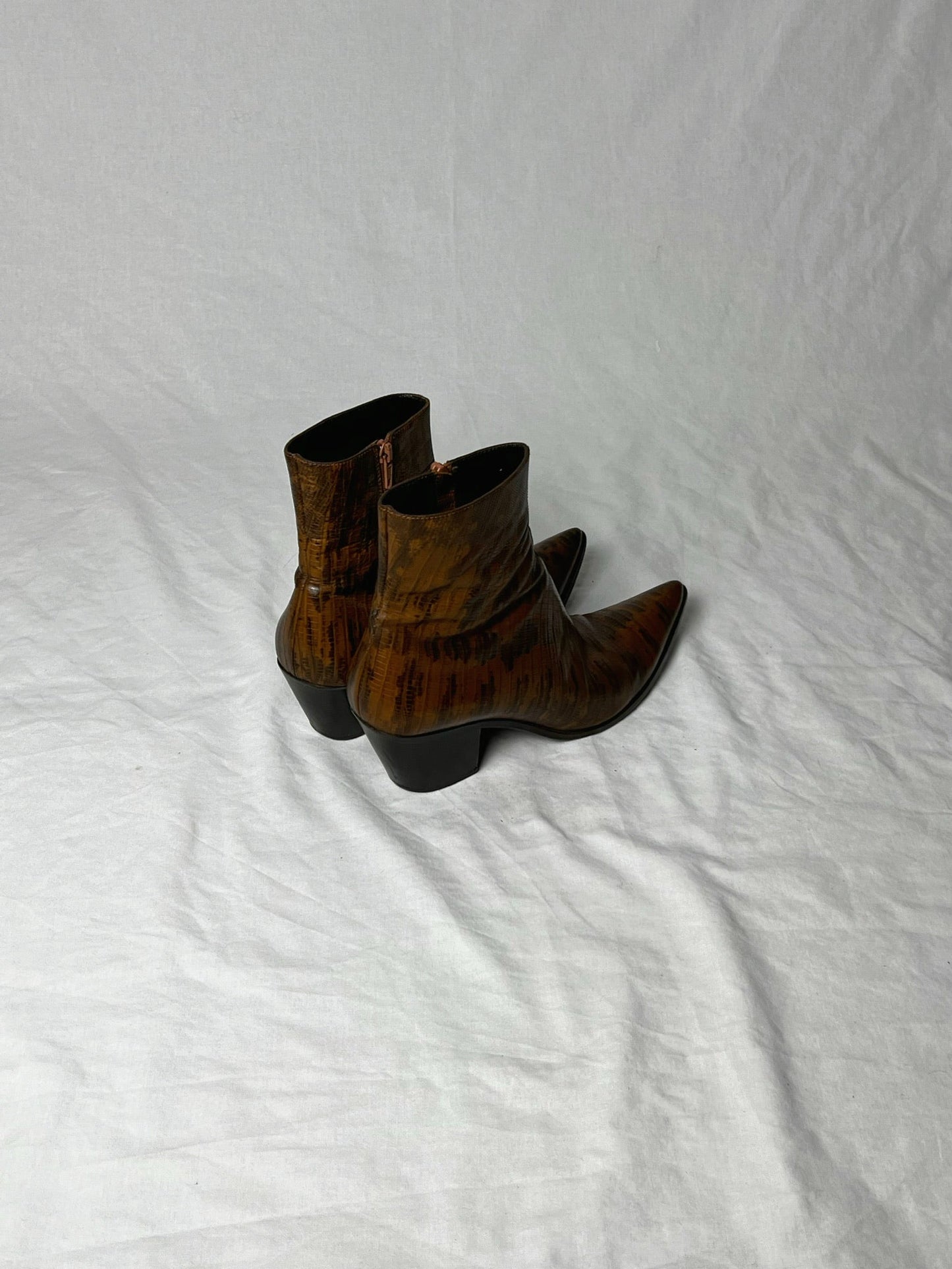MIU MIU COWBOY WESTERN BOOTS (EU 38.5) | DEFAULT TITLE, Brown