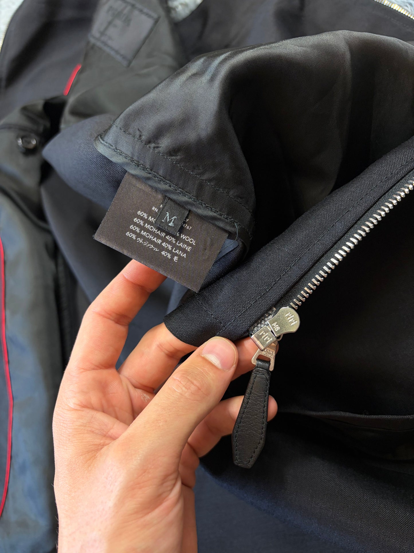 Prada Milano FW00 Mohair Blouson Jacket - M/L | O/S, Black