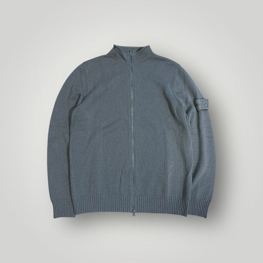 Stone Island AW/22 Ghost 100% Cashmere Zip Up Knit Jumper L BNWOT