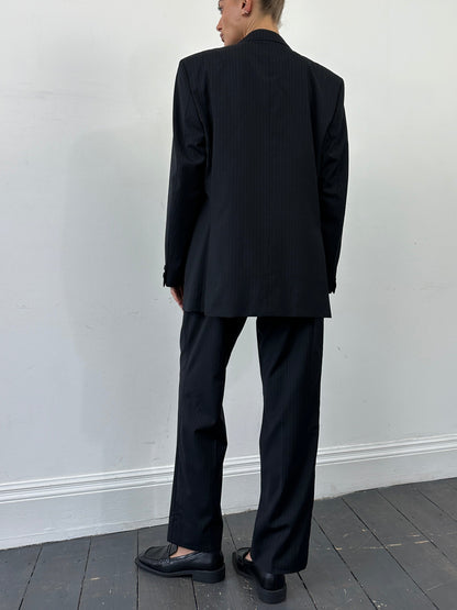 Gianfranco Ferre Pinstripe Pure Wool Single Breasted Suit - 42R/W36