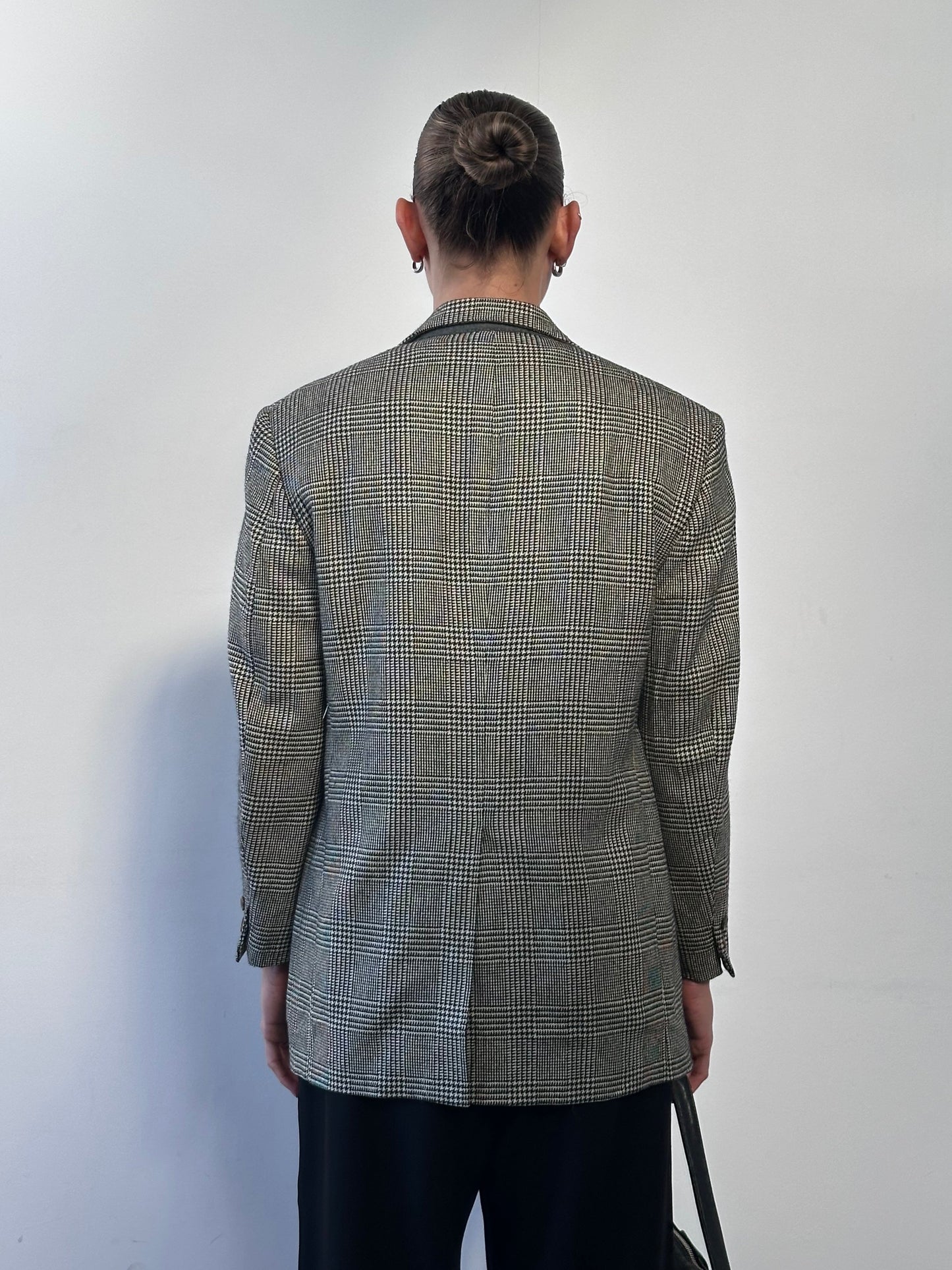 Brooks Brothers 80s Check Wool Single Breasted Blazer - 38S/M