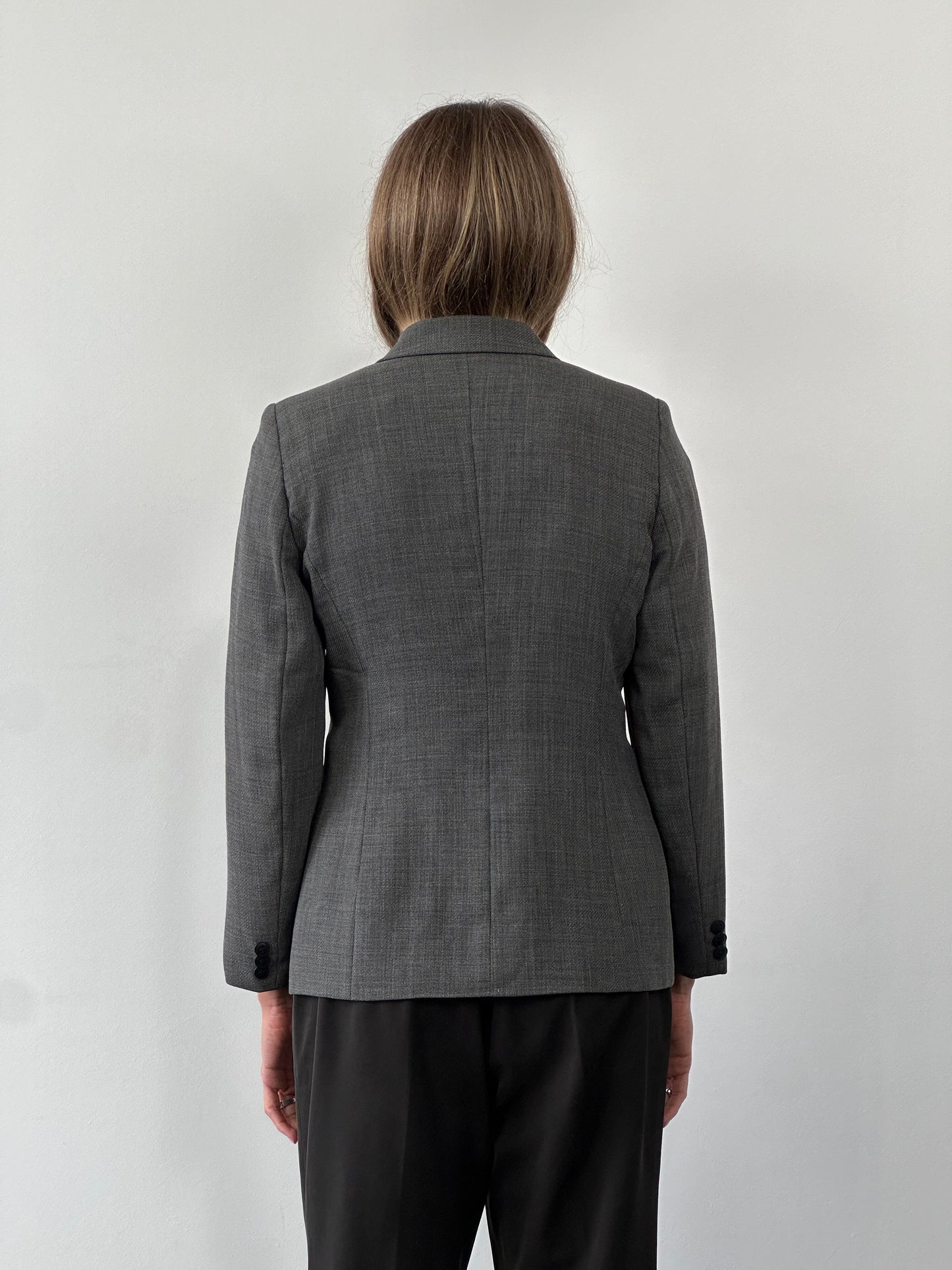 Max Mara Wool Double Breasted Blazer - S