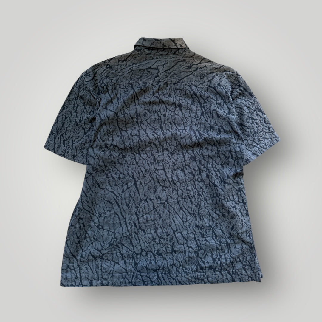 Issey Miyake 2000's Hidden Pocket Wrinkle Shirt M/L | Default Title, Black