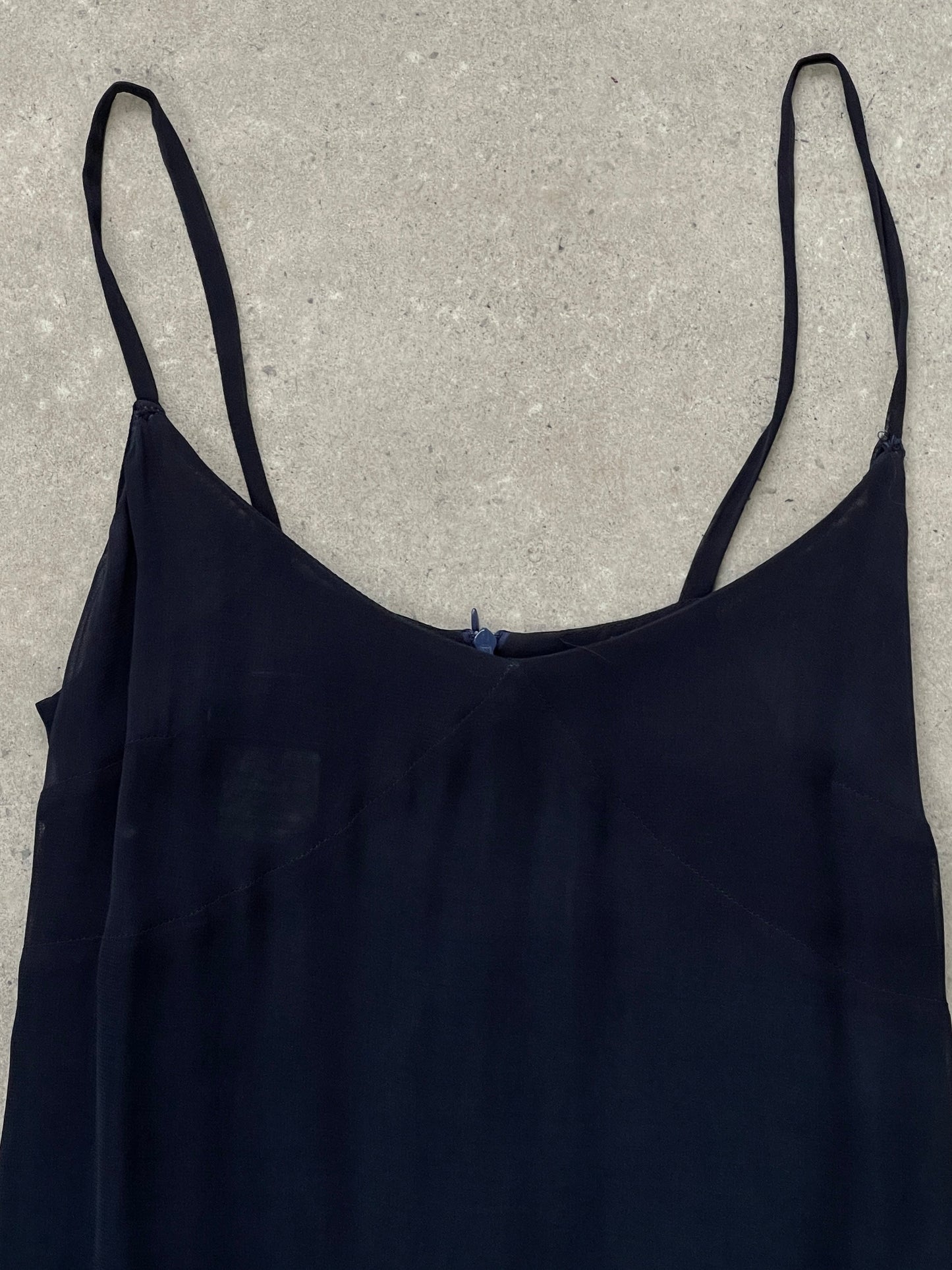 Gianni Versace Verus 1990s Sheer Slip Dress - S