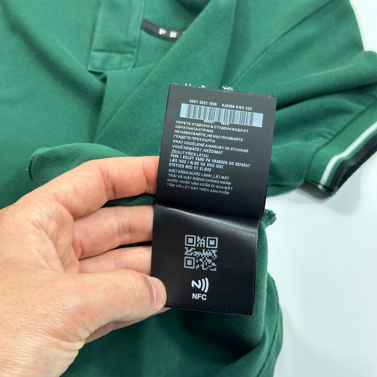 Prada Milano 2021 Forest Green Polo Shirt - S | Small, Black