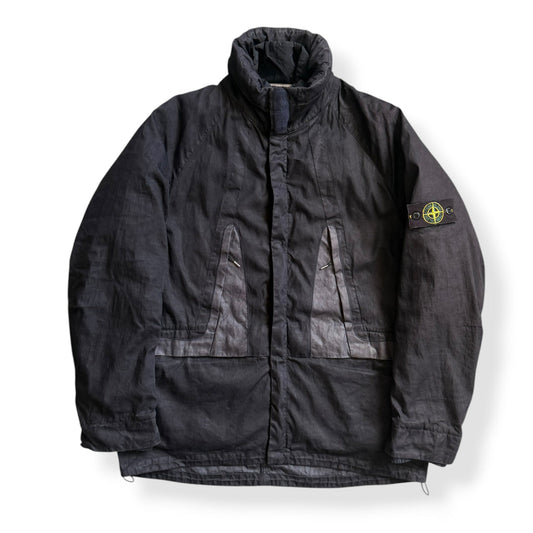 AW2004 Stone Island Lino Flax Dutch Rope Jacket (XL) | XL, Blue