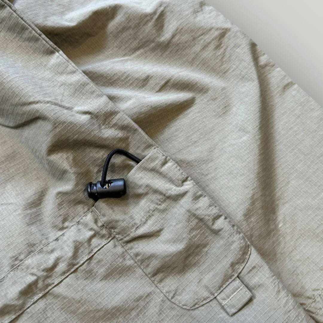 Nike SS/02 Striped Zip Up Nylon Over-shirt XL