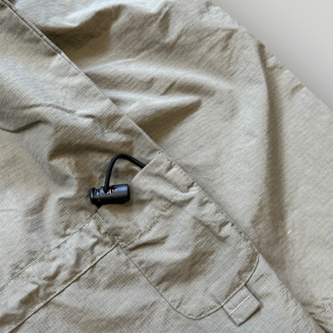 Nike SS/02 Striped Zip Up Nylon Over-shirt XL