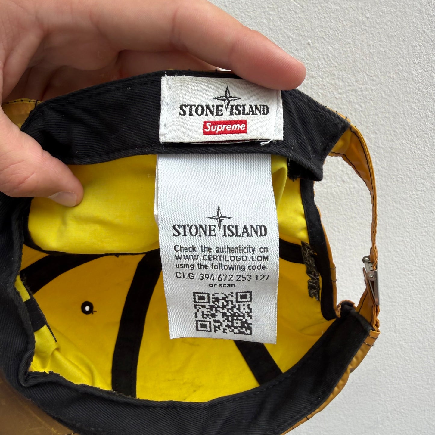 Stone Island x Supreme Heat Reactive Cap | O/S, Brown