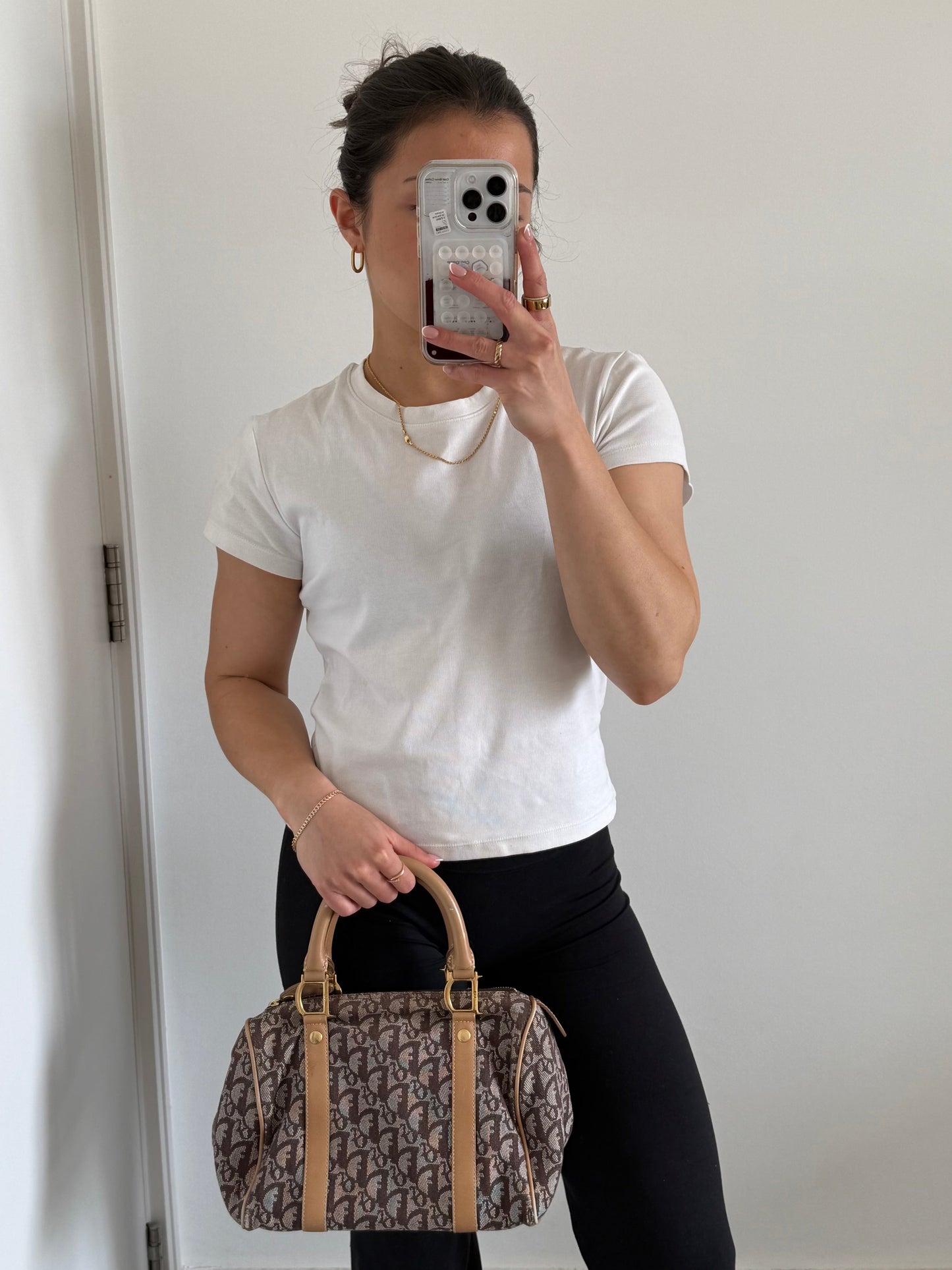 Vintage 2001 Christian Dior Monogram Mini Boston Handbag | O/S, Multicoloured