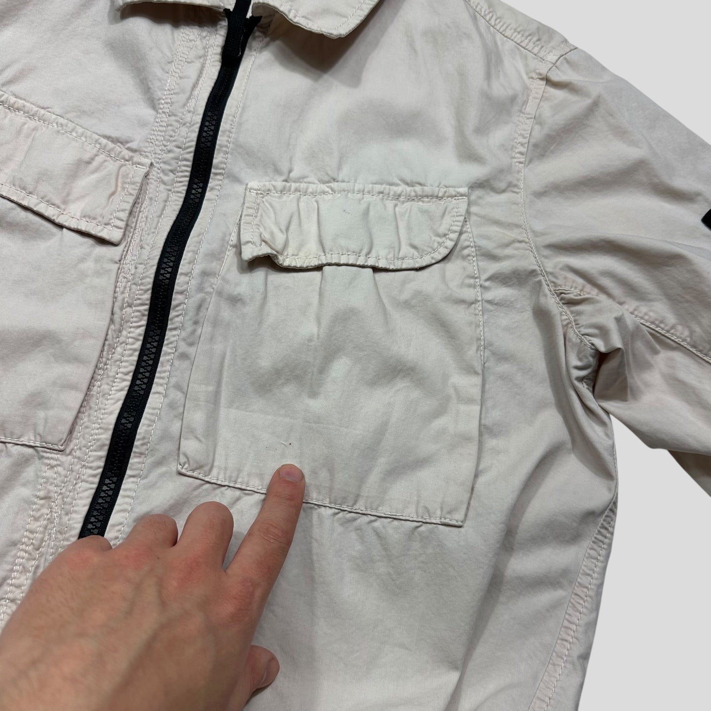 Stone Island AW22 Double Pocket Cotton Canvas Overshirt - M