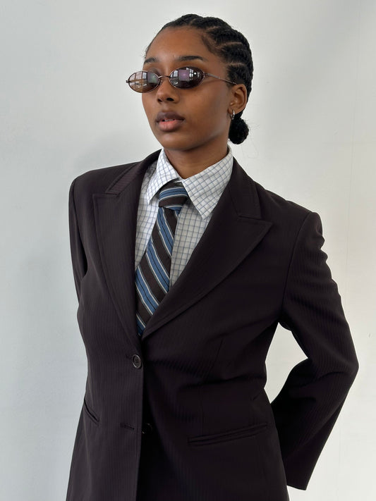 Marella 2000s Wool Single Breasted Blazer - S