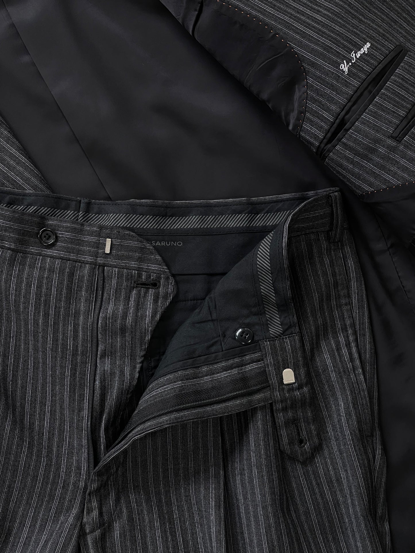 Loro Piana x Visaruno 2000s Pure Wool Stripe Suit - 40R/W32