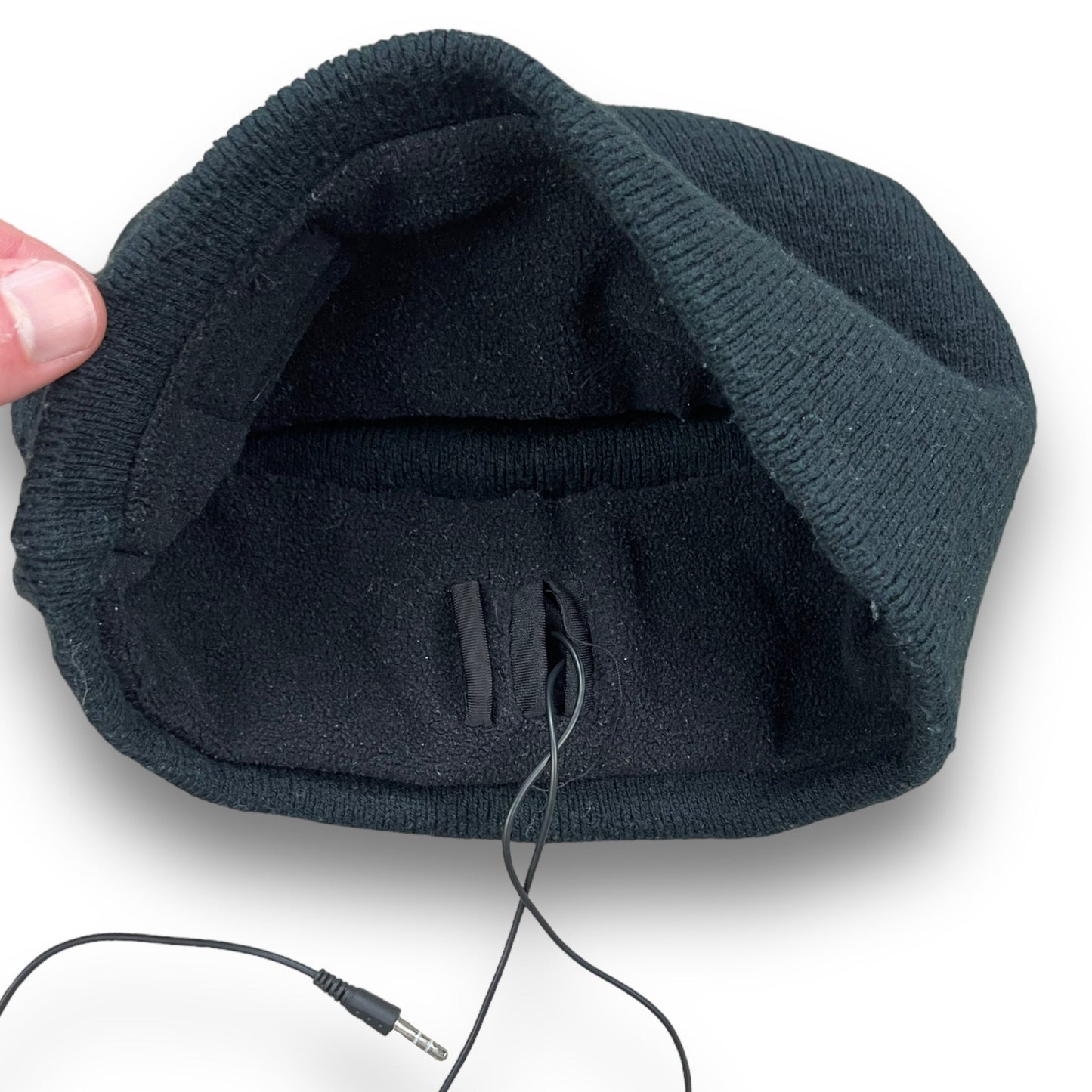 2010 Airwalk Integrated Headphone Beanie | O/S, Black