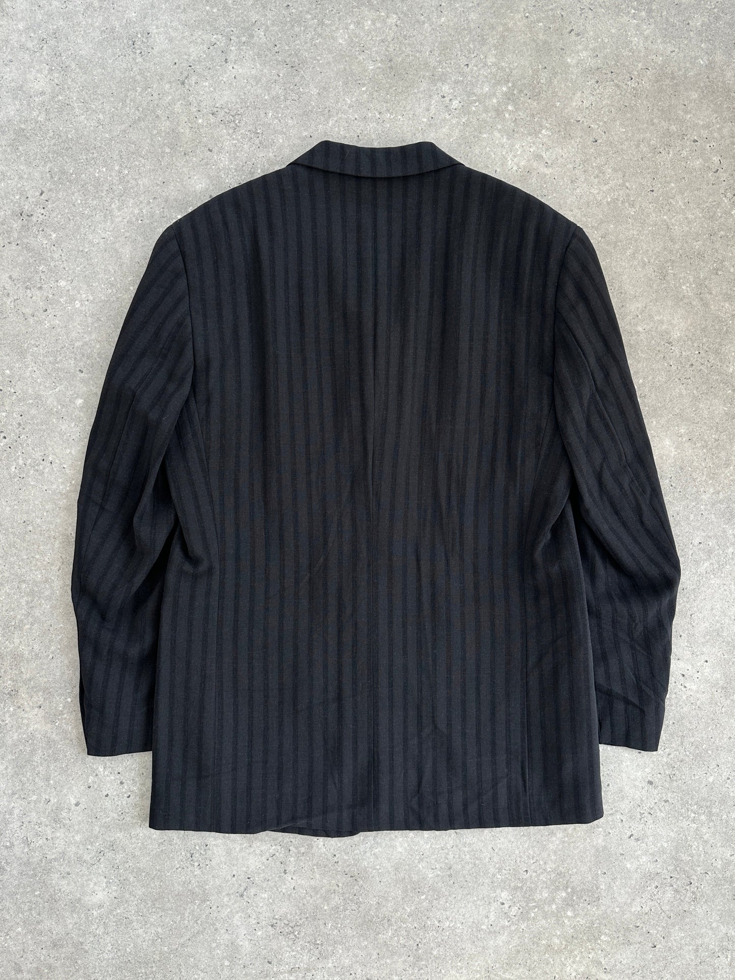 Gianni Versace Couture Stripe Single Breasted Blazer - 40R/L