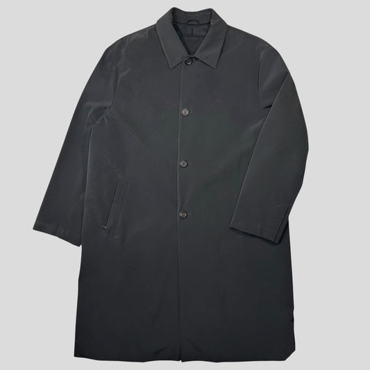 Prada AW00 Soft Touch Technical Polyester Grey Trench Coat - M/L | Default Title, Multicoloured