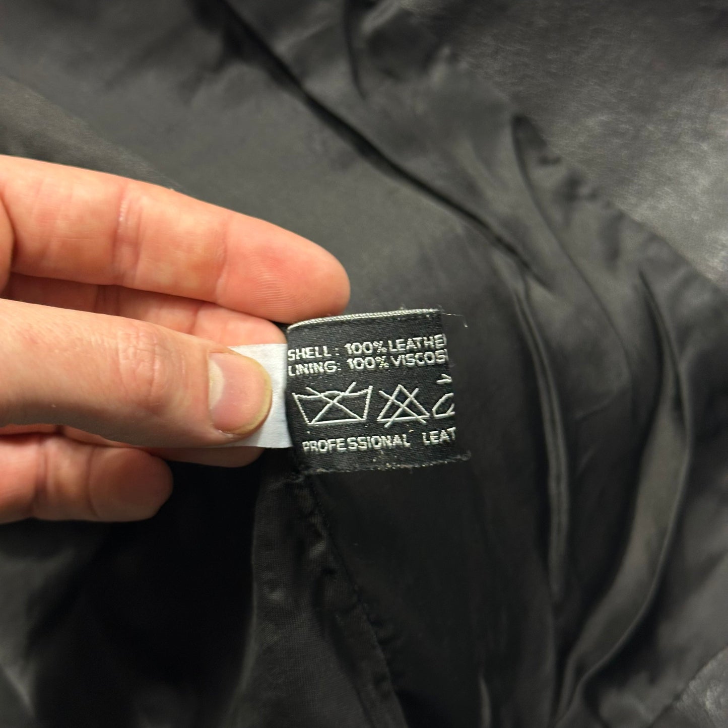 Paul Smith 00’s Multipocket Leather Nylon Lined Jacket - L/XL