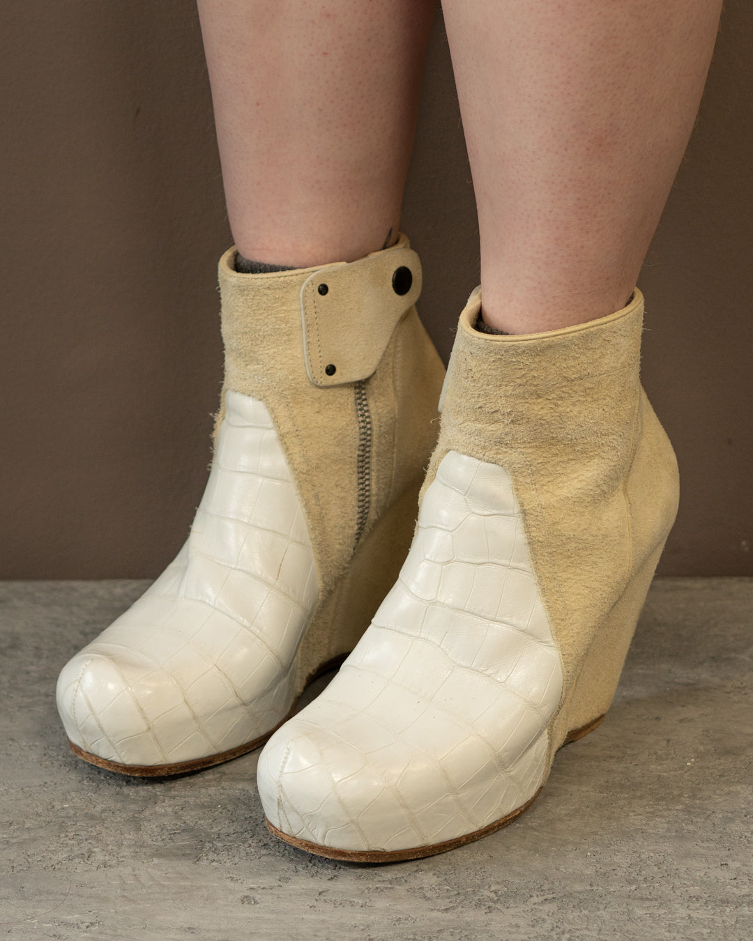 RICK OWENS WEDGES (EU 41) | Default Title, Ivory