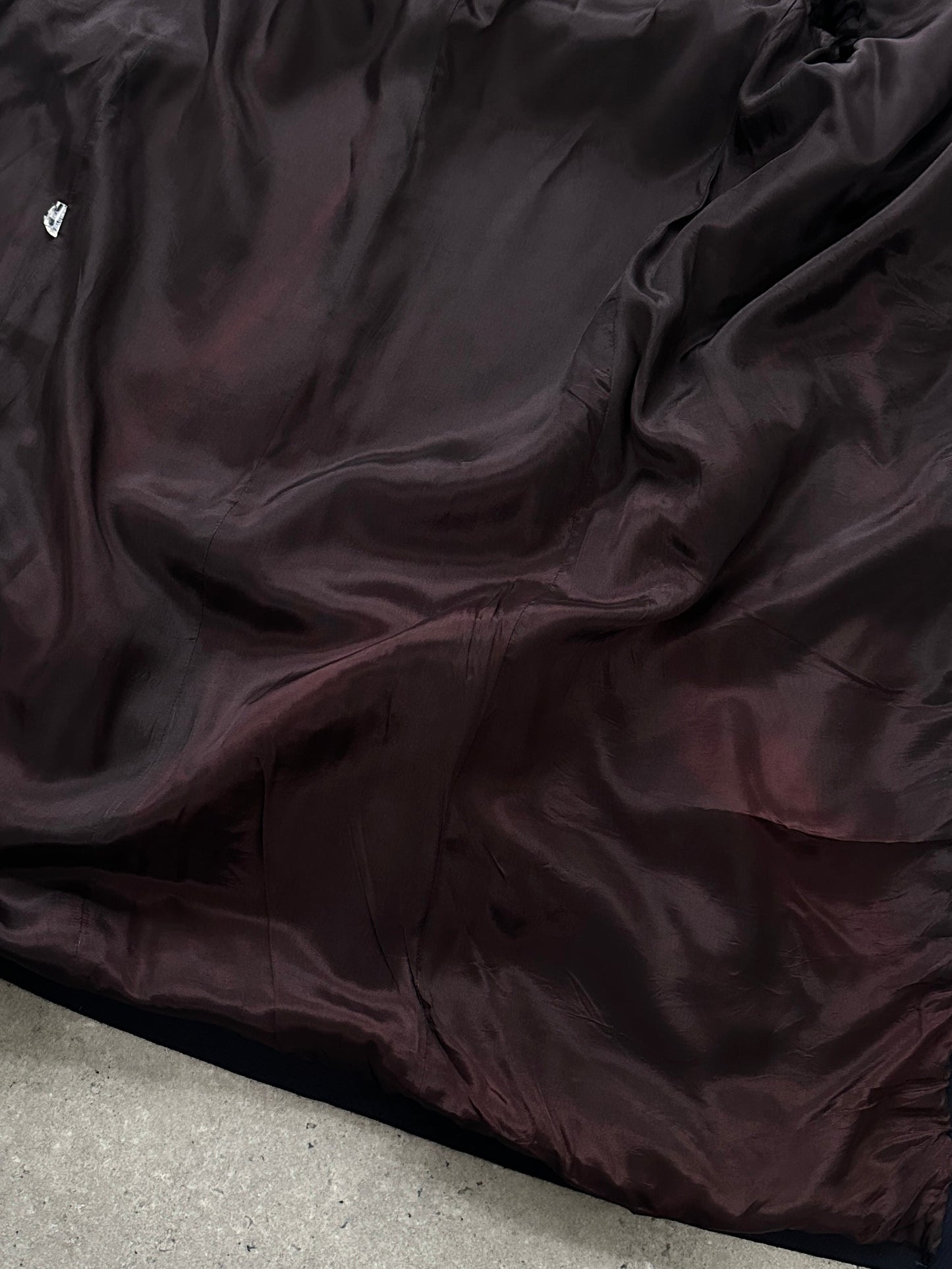 Christian Dior 1980s Pure Wool Double Breasted Coat - S