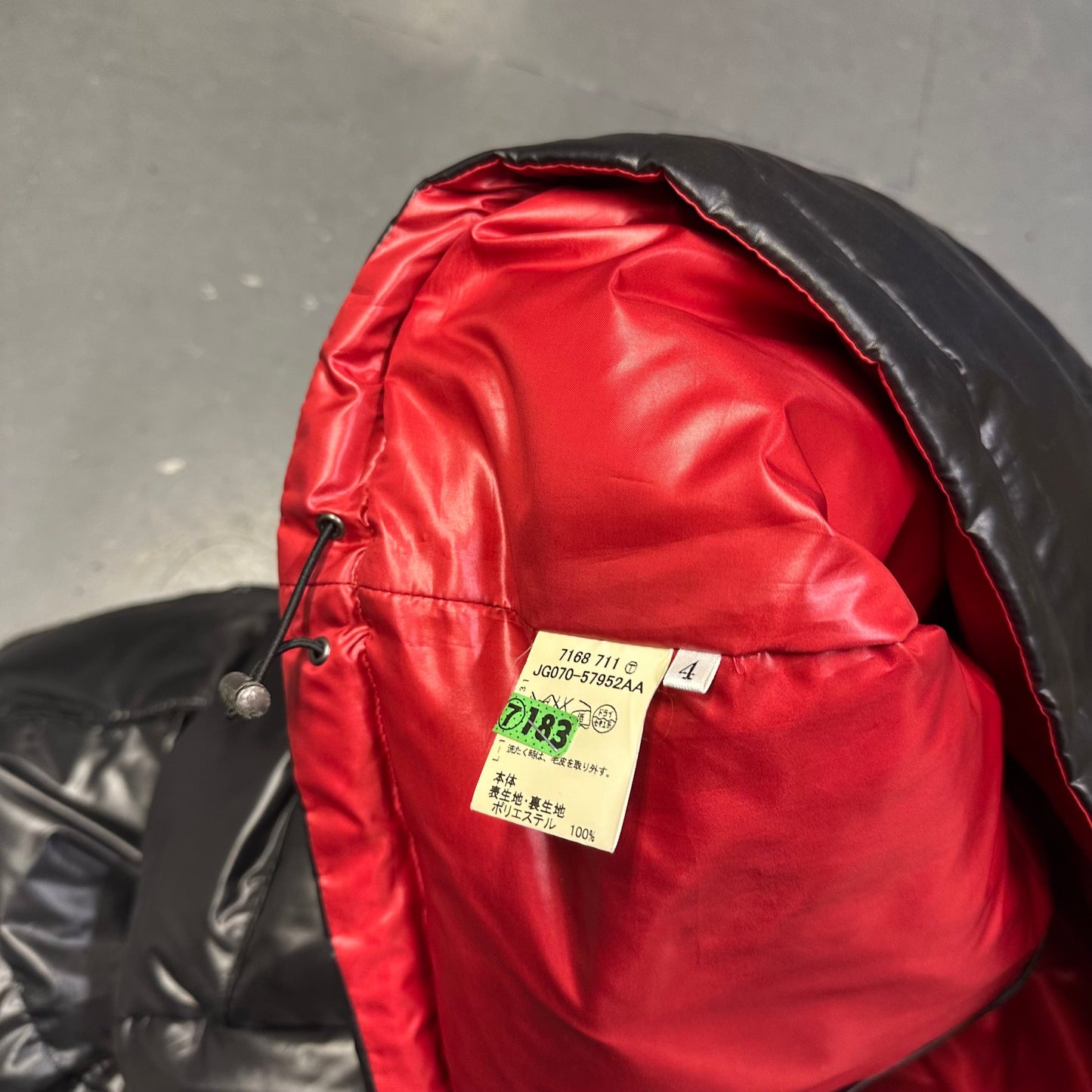 Takeo Kikuchi Puffer Jacket With Fur Hood In Black ( XL )